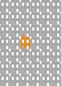 Casa di carta grigia_grande, 2020 (digitale)
