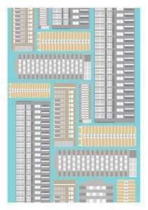 Modern Block, 2014 (stampa giclée grafica)