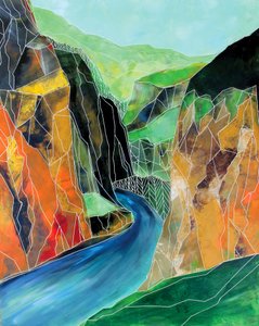 Le acque sinuose del canyon