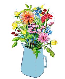 Brocca blu da Sarah Thompson Engels