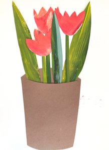 Tulipani in un vaso da Sarah Thompson Engels