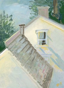 Luce dorata, 2020 circa (olio su tela)