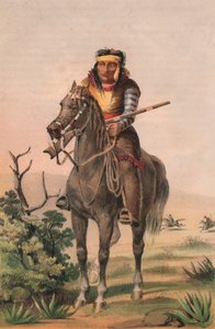 Guerriero Lipan, c. 1857 da Sarony and Co