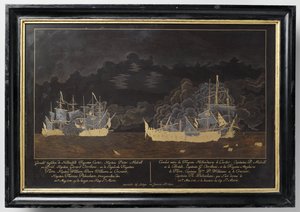 Combattimento tra le fregate olandesi Castor, Capitano Pieter Melvill e Briel, Capitano Gerard Oorthuis e le fregate inglesi