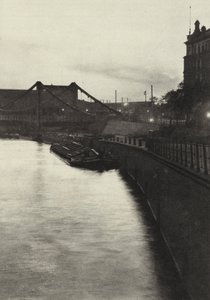 Berlino: Humboldt-Hafen (foto in bianco e nero)