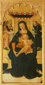 Madonna col Bambino in trono da Saturnino Gatti