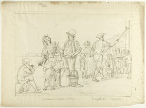Venditori di gelati e caramelle da Saverio della Gatta