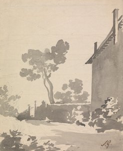 Vista del Giardino dal Lato di una Casa