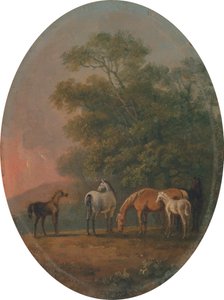 Cavalle e puledri [1795, Royal Academy of Arts, Londra, catalogo della mostra] da Sawrey Gilpin