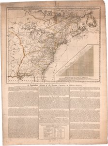 Mappa del Nord America - Guerra d