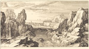 Paesaggio montano da Sébastien  Le Clerc I