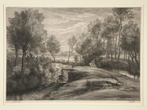 Paesaggio di campagna da Schelte Adams Bolswert