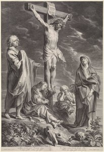 Cristo sulla croce, con Maria e Giovanni