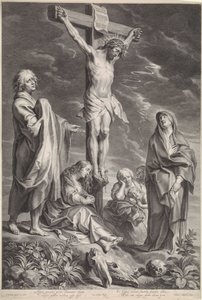 Cristo sulla croce, con Maria e Giovanni da Schelte Adamsz. Bolswert