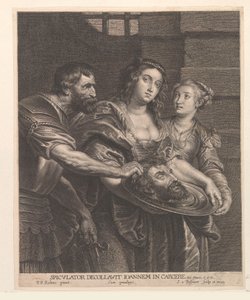 Salomè riceve la testa di Giovanni Battista da Schelte Adamsz. Bolswert