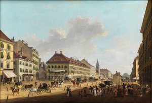 Teatro in der Leopoldstadt da Scheyerer