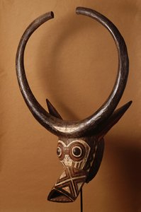 Maschera di bushcow Bwa