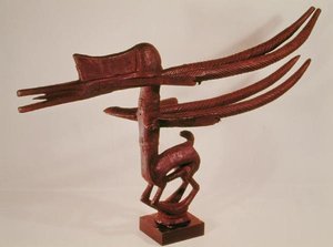Antilope, parte di una maschera Tuywara dalla Costa d