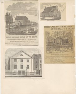 Castner Scrapbook v.22, Chiese 1, pagina 90 (litografia) da School American
