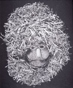 Maschera Irochese (bucce di mais)