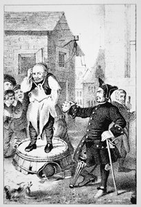 Peter Stuyvesant rimprovera Willem Wickendam per aver predicato un sermone battista da School American