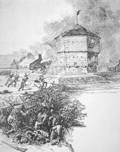 Assedio di Fort Detroit da parte di Pontiac, capo della tribù Ottawa nella primavera del 1763