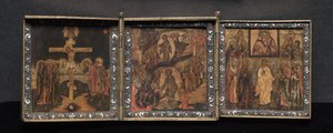 Trittico portatile: La Resurrezione e Anastasis