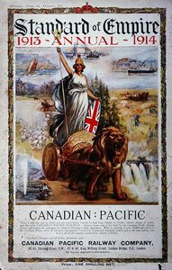 Pubblicità sulla copertina dello Standard of Empire Annual 1913-14 da School Canadian