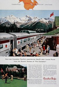 Pubblicità della Canadian Pacific Railway per 