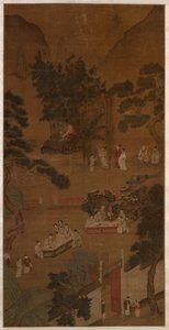 Riunione elegante nel giardino occidentale, c.1600