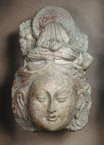 Testa di un Bodhisattva con un