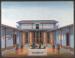 Tempio di Honam - Cortile con Quartieri Residenziali