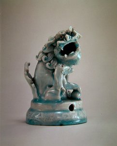Porta incenso, dinastia Yuan (1271-1368), inizio XIV secolo (porcellana)