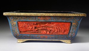 Jardiniere, periodo Qianlong (1736-95) da School Chinese