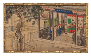 Una delle ventiquattro scene da Il sogno della camera rossa