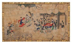 Una delle ventiquattro scene da Il sogno della camera rossa da School Chinese