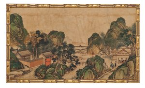 Una delle ventiquattro scene da Il sogno della camera rossa da School Chinese