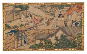 Una delle ventiquattro scene del Sogno della camera rossa da School Chinese