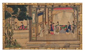 Una delle ventiquattro scene del Sogno della camera rossa da School Chinese