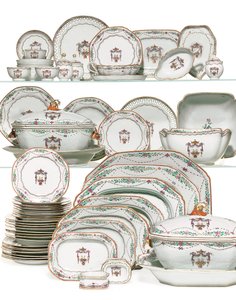 Servizio da cena con benedizione sacerdotale, c.1785