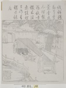 Serie di xilografie, Cultura della seta da School Chinese