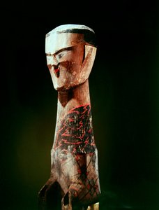 Statuetta, Dinastia Zhou (1046-256 a.C.), IV - III secolo a.C. (dettaglio) da School Chinese