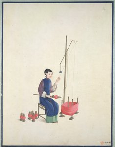 Tessitura della seta, c.1800