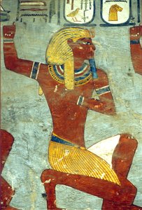 Antico Egitto, dipinto, Tomba di Ramesse I, Tebe da School Egyptian
