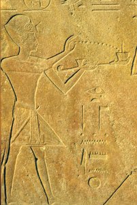 Antico Egitto, Scultura murale, Tempio di Karnak/Luxor, Hatshepsut offre incenso da School Egyptian