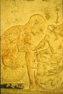 Antico Egitto, Incisione/Pittura murale, Tomba di Petosiris, Tuna el Gebel, 300 a.C., Scultore