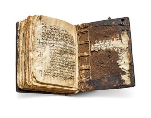 Il Codex Sinaiticus Rescriptus, fine del V-VII secolo fino al 979 d.C. (inchiostro su pergamena) da School Egyptian