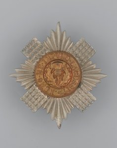 Distintivo da berretto, c.1896-1920 (metallo) da School English