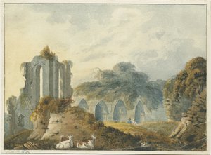 Abbazia di Croxden: acquerello da School English