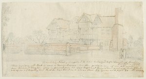 Kingswinford - Bradley Hall: disegno a matita colorata da School English